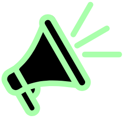 Megaphone icon.